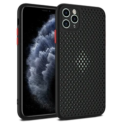 Breathable Cooling Ultra - thin Silicone Phone Case with Heat Dissipation for iPhone XR (Black)