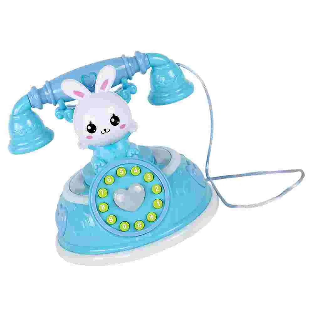 Early Developmental Toy Simulated Telephone Simulation Intercom Pink Plastic Child Childrens Toys 6