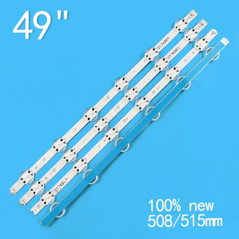 4PCS/lot For 49''V17 ART3 LC490DGG 49UV340C 49UJ6565 49UJ670V 49UJ651V 49UJ701V 49UJ634V 49UJ630V suitable for 49 inch lcd tv v17 49 r1 6916l 2862a 49uj651v 49uj701v 49uj634v 49lg65cj 49uj6320 49uj630y 49uj630t 49uj6100 jb