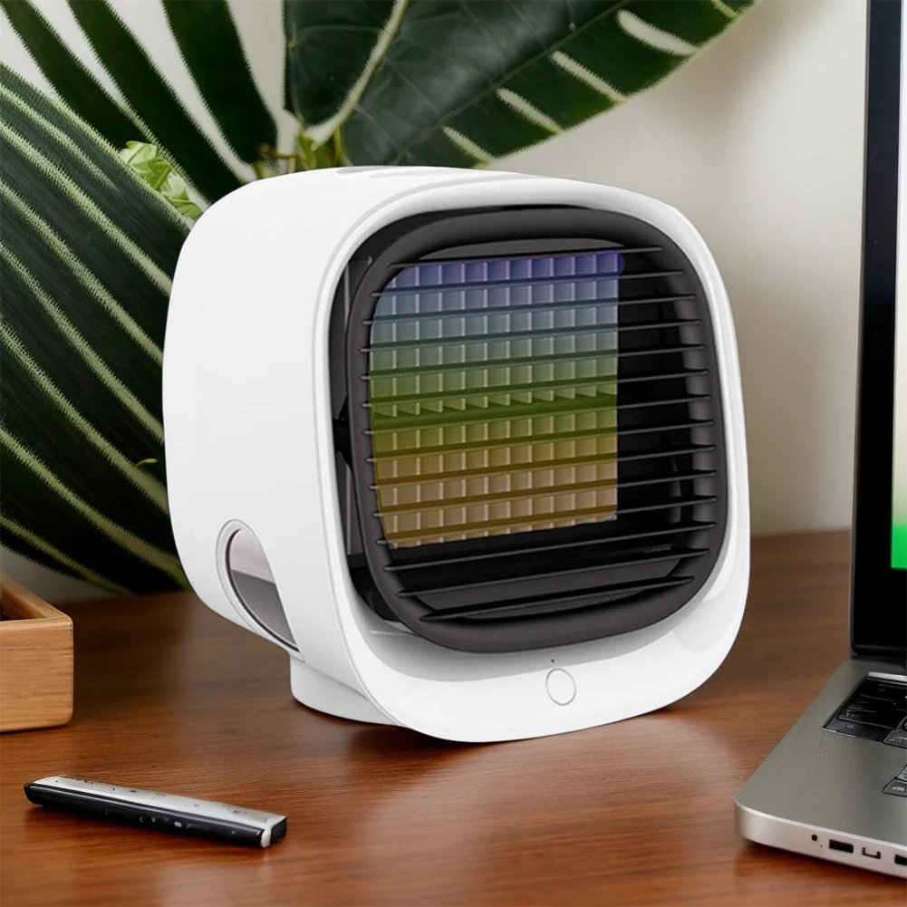 Personal Quiet Table Fan with Night Light for Office Bedroom