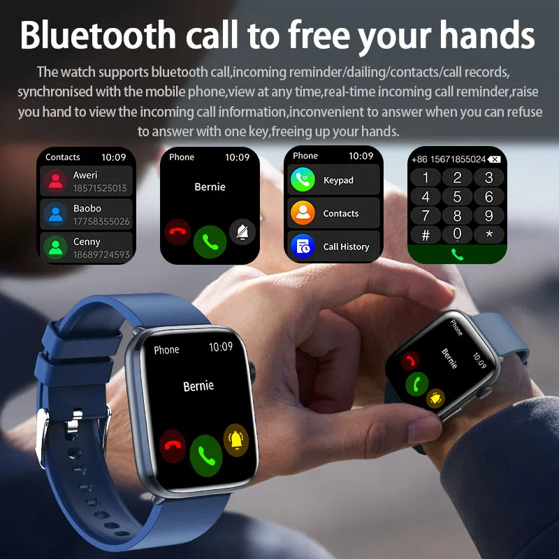 2025 New For Xiaomi AI Diagnosis NFC Smart Watches Men Blood Pressure Heart Rate IP68 Waterproof Health Track Smartwatches Women 5