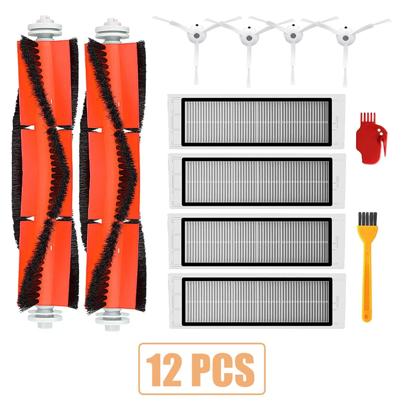 

HEPA Filter + Side Brush + Main Brush Dust Box for 1S Replacements Kit Vacuum Cleaner Parts Accessories