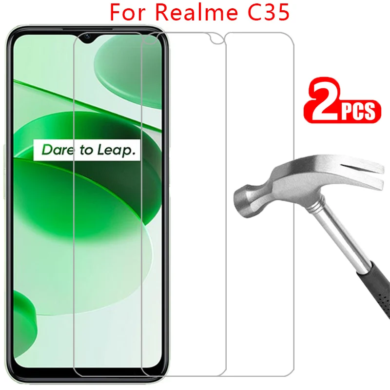 Закаленное стекло для realme c35 Защитное экрана protector на realmec35 c 35 35c пленка realmic35 realmi