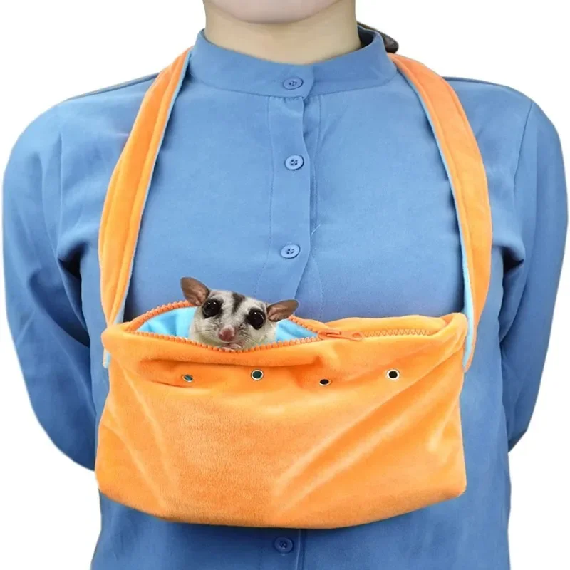 Pet Carrier Small Pet Carrier Portable Small Animal Sugar Glider Pouch Travel Bag Guinea Pig Hamster Outing Accessories