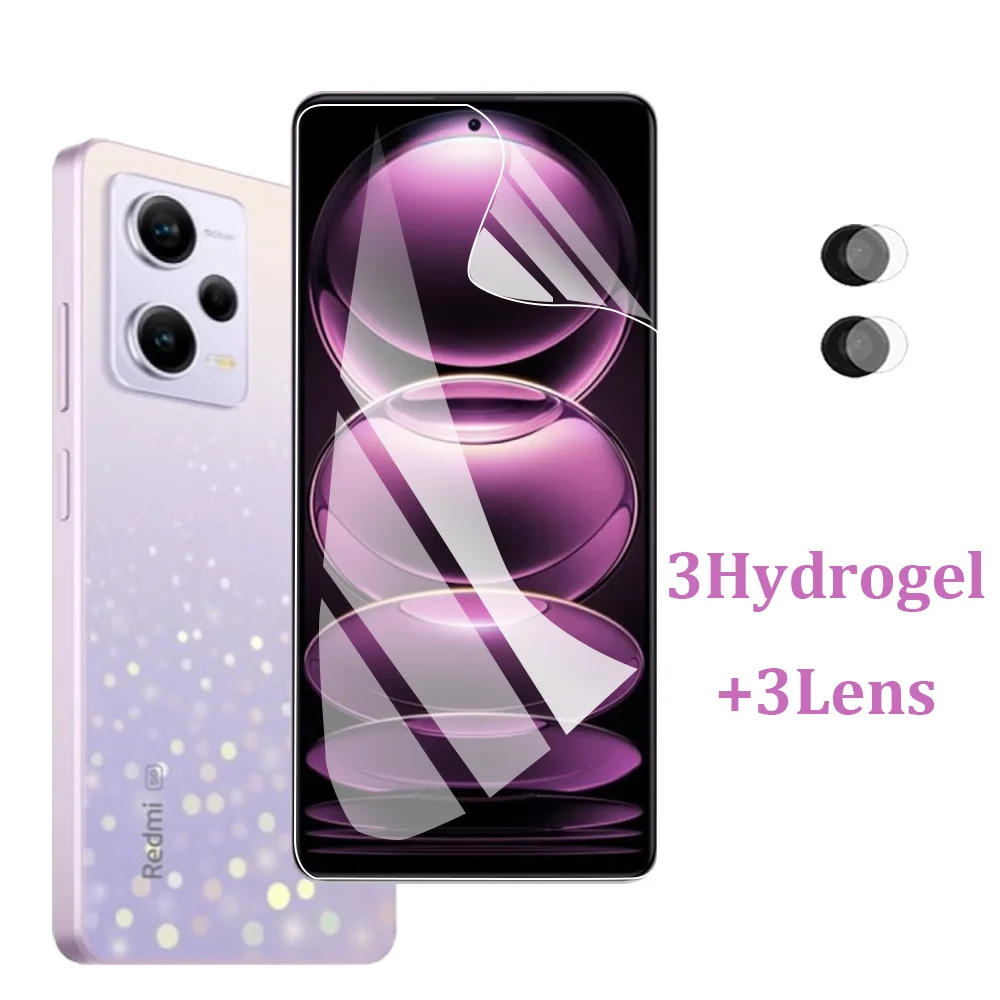 Per Xiaomi Redmi Note 12 Pro 5G Film Di Idrogel Redmi Note 12Pro Plus Copertura Completa Morbida Non Di Vetro Redmy Note12 5 G Proteggi Schermo Redmin