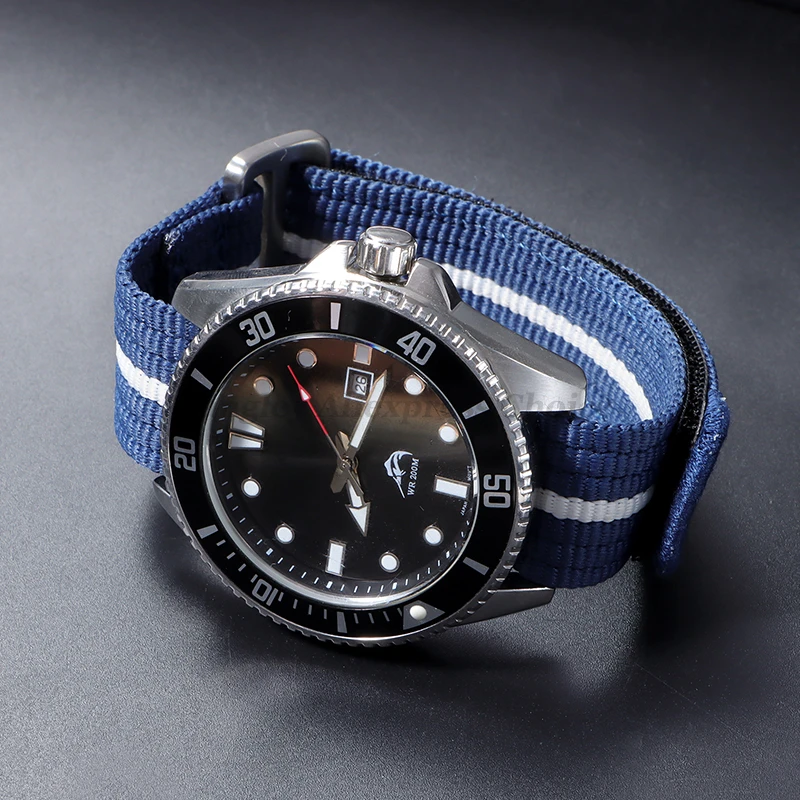 20 mm 22 mm hochwertiges Nylon-Uhrenarmband für TUDOR-Kragen, verstecktes FXD/Biwan/1958-Serie, Canvas-Armband für Herren, Sportarmbänder – Detail 6
