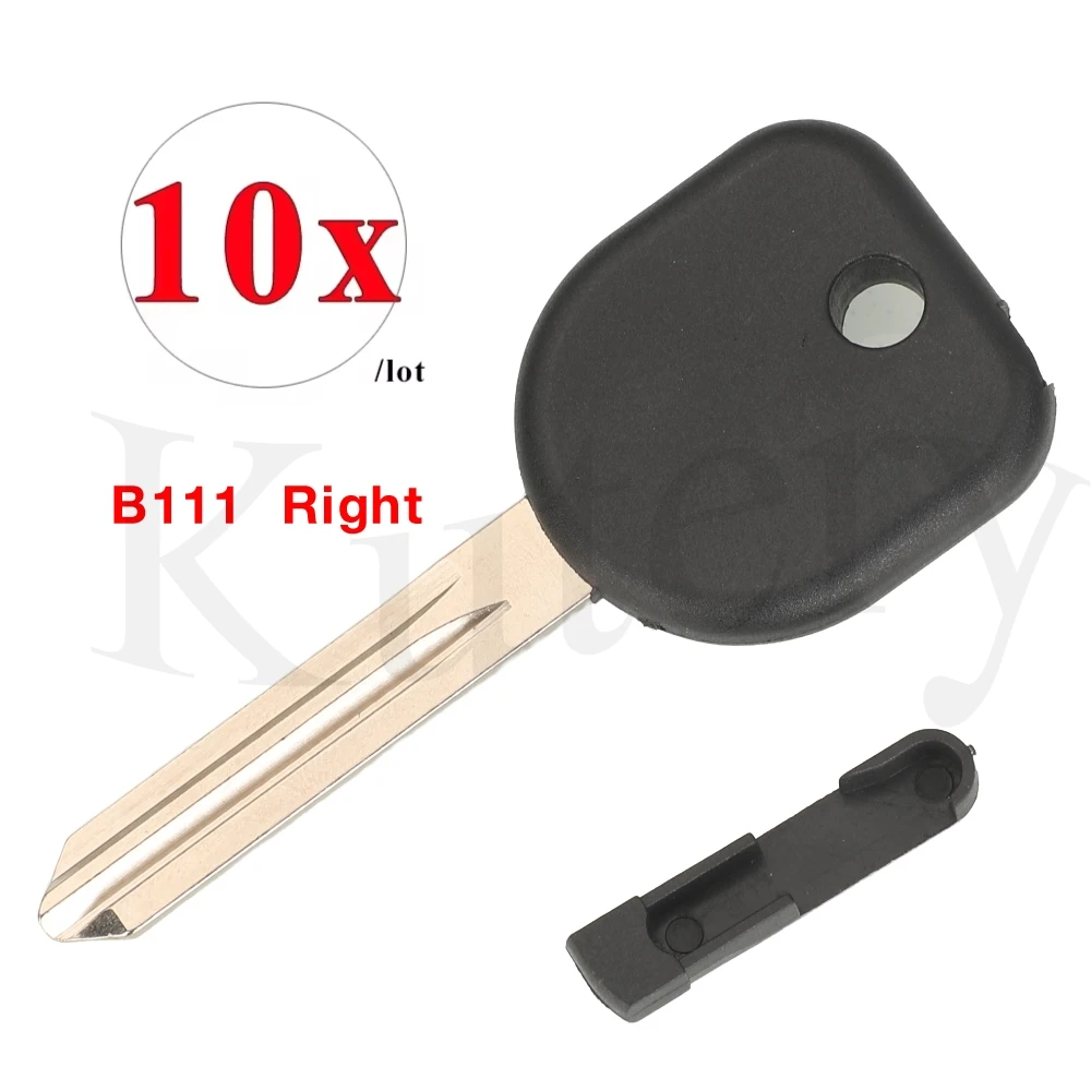 Jingyuqin llave de encendido transpondedor sin cortar B111, carcasa vacía con ranura de Chip, Círculo de hoja derecha, Plus, Chevrolet Cruze Epica v, 10/lote