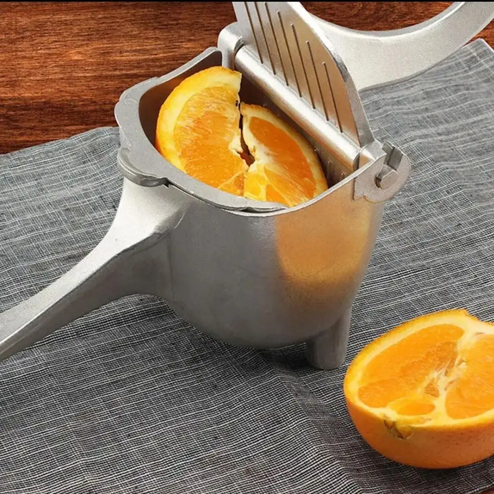 Exprimidor manual de frutas resistente de acero inoxidable_voghion.com