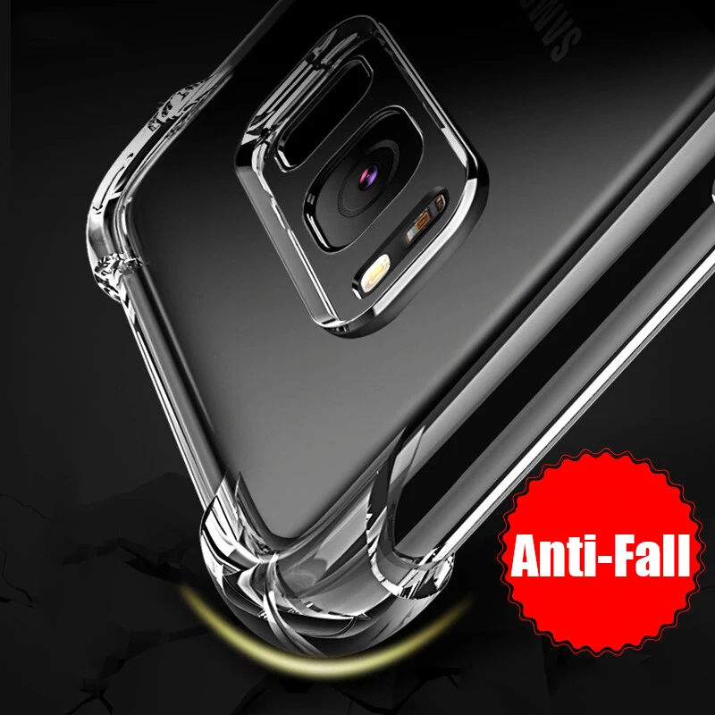Shockproof Clear Soft Silicone Case For Samsung Galaxy S20 S21 S22 S23 FE S8 S9 S10E S10 Note 10 Plus 20 Ultra Cover Cases - 3