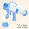 32 Holes Bubble Machine Gun Toys for Kids Rocket Soap Bubble Machine Guns Automatic Toys Children Gift( Not Include AA Battery) 5