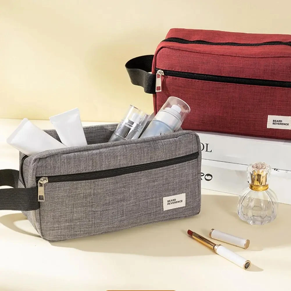 Borsa da toilette da viaggio per uomo Custodia per cosmetici da donna Borsa per trucco da donna impermeabile Borsa per il lavaggio di bellezza - immagine 2