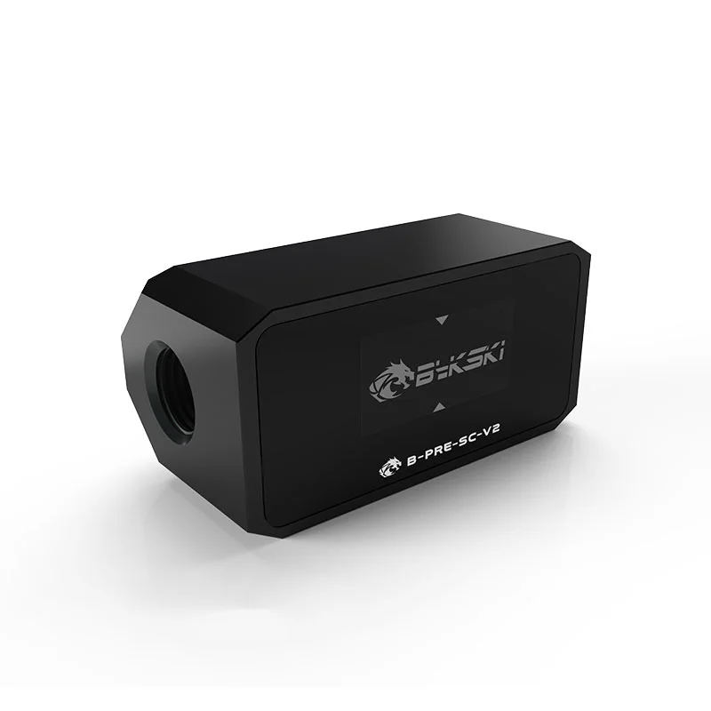 Bykski Tempo Real Oled Display Digital Medidor de Teste Pressão Monitoramento para Computador Resfriamento Água B-pre-sc-v2 - Imagem 3