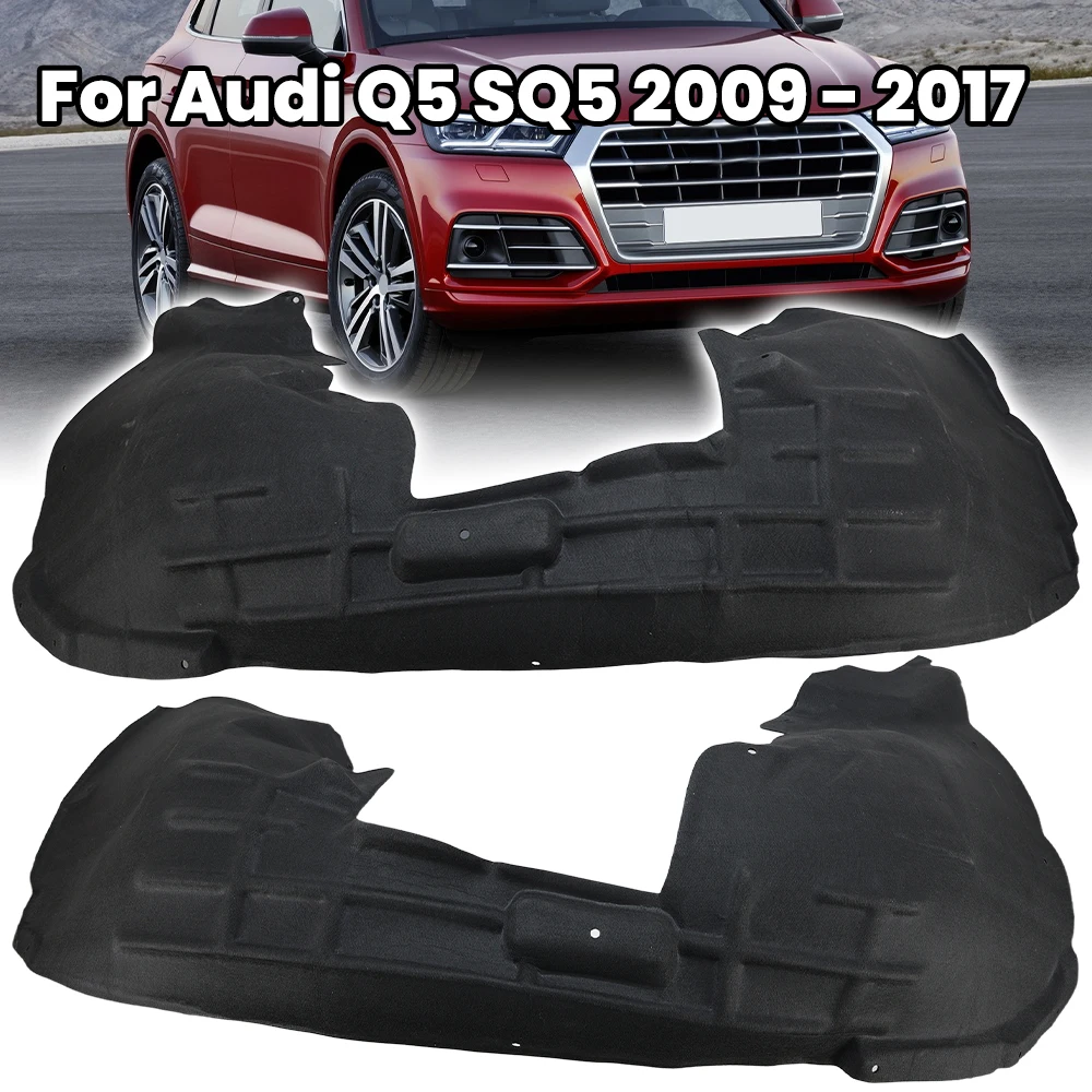 아우디 Q5 SQ5 2009-2017 8R0821171K용 프론트 펜더 휠 라이너 스플래시..