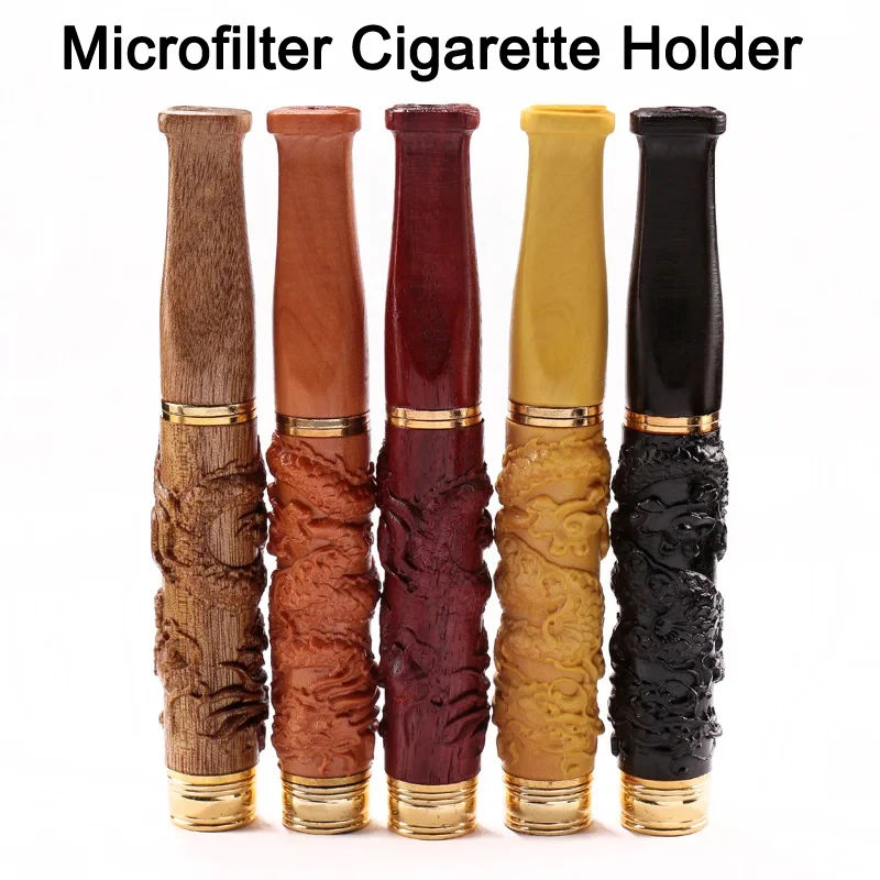 

New Popular Microfilter Tobacco Cigarette filter Portable Reducing Tar Smoke Mouthpiece Vintage Durable Washable Cigarette Tool
