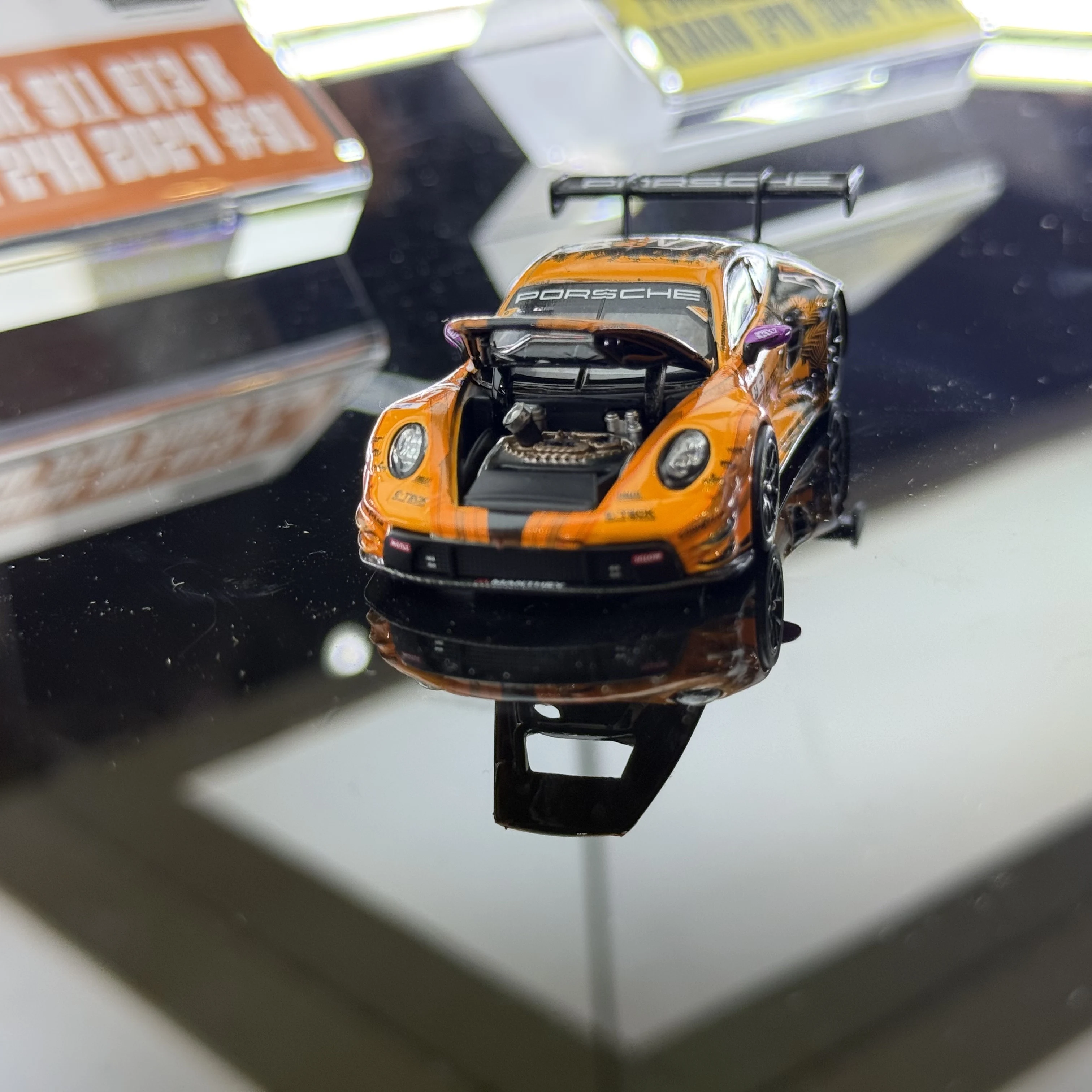 트렌드 하비 1:64 포르쉐 911 GT3 R - 르망 24시간 2024 91 (챔피언) 합금 다이캐스트 자동차 모델