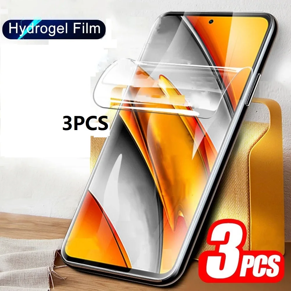 Premium HD Clear Hydrogel Screen Protector - 3 Pack