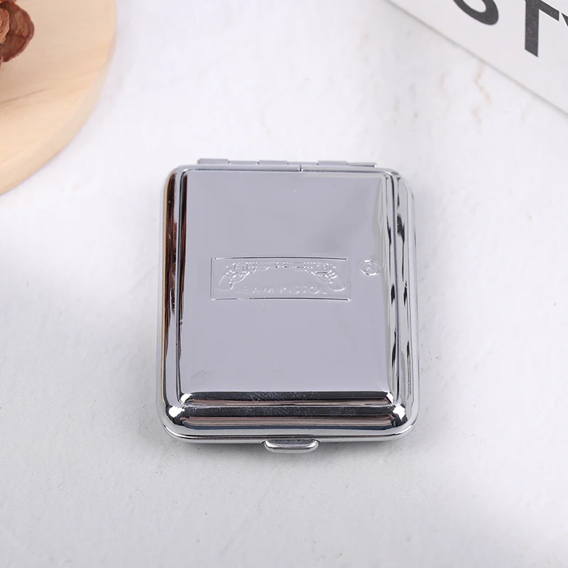 Metal Matchbox Portable Anti-Pressure Sealed Match Storage Box Waterproof Withstand Voltage Match Box Included Wiping Paper 1Pc