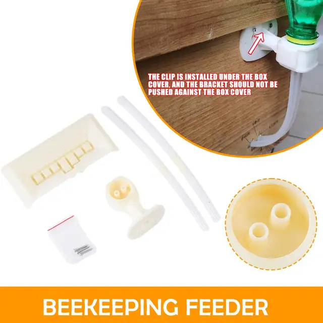 Méhészeti Méh -Etető Táplálkozás A Méhkas Műanyag Szerszáma Takarmányozás Vályúellátás Víz Mézes Ivás Etetés Su L2B7