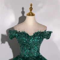 Customized 15 Quinceanera Dresses Ball Gown Luxury Glitter Party Dresses Elegant Off Shoulder 15 Yearl Old Dress Prom Gown 2025 - Image 6