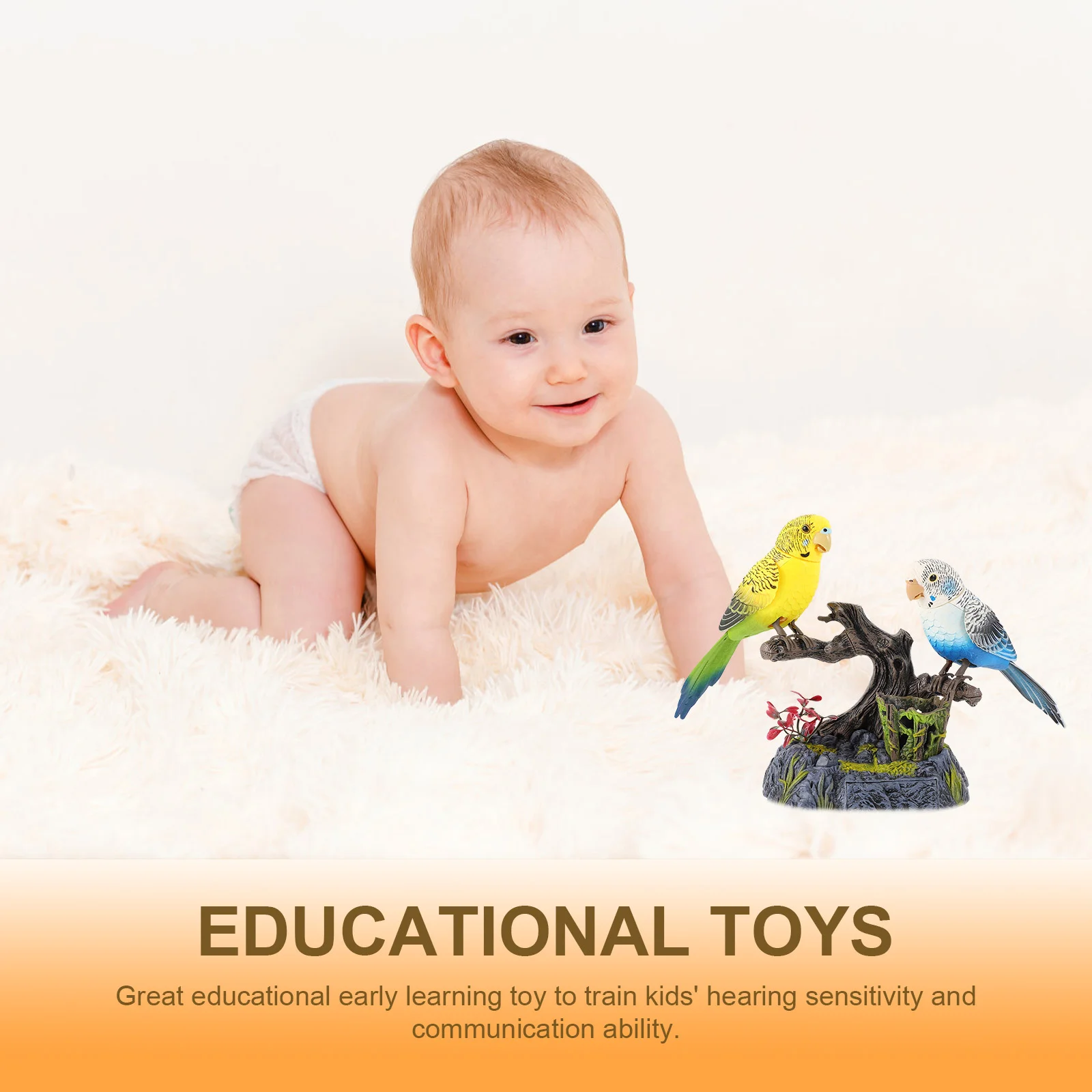 Parrot Voice Control Toy Electric Induction Puzzle Early Learning Talking Bird Abs Kids Good Helper Child Recording 2