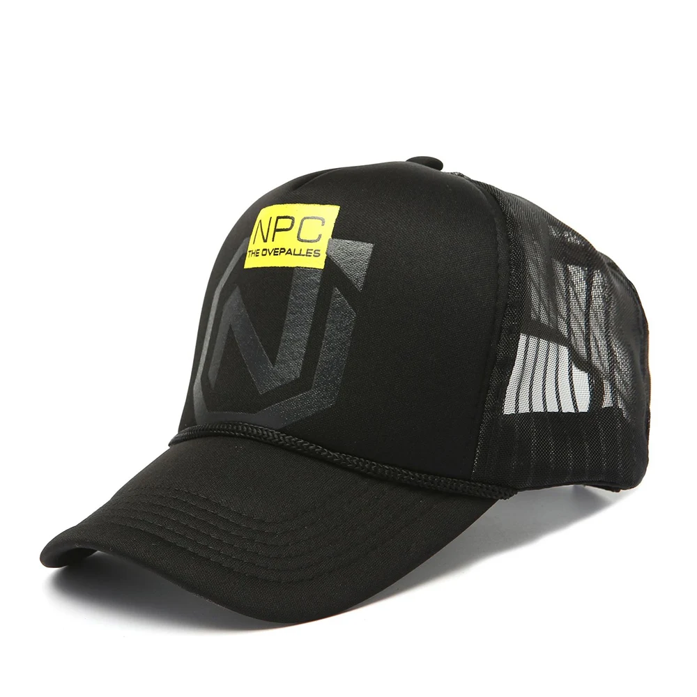 Unisex Mesh Baseball Cap Pentagram Print Summer Breathable Sports Hats For Men Women Snapback Curved Hats Hip Hop Caps Dad Hat