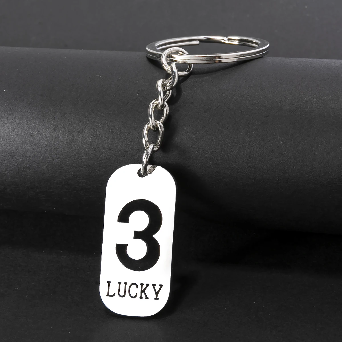 Pferd Schlüssel bund Edelstahl Charm Anhänger Paar Schlüssel ring für Lieben Glückszahl Handtasche Schlüssel halter Schmuck Zubehör – Detail 5