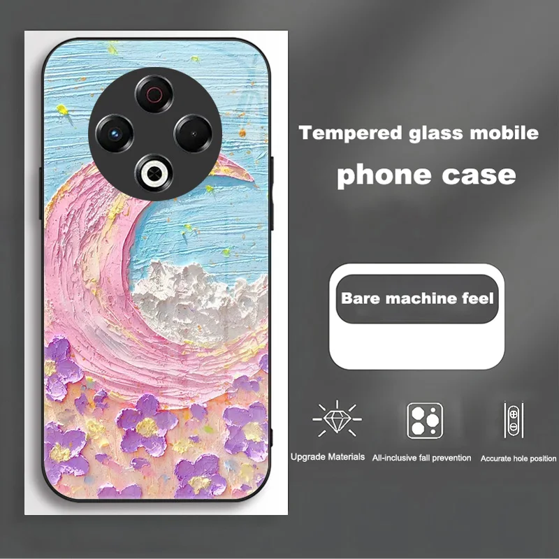 Luxury Shockproof Bumper Case with Tempered Glass for Tecno Spark 30 Series