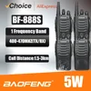 Baofeng 4Pcs BF 888S Walkie Talkie UHF 400 470MHz Long Range Two Way Ham Radios Transceiver for Hunting Hotel 1