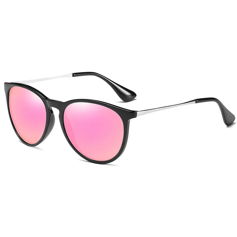 Classic Round Polarized Sunglasses Men Women Fashion Driving Sun Glasses Male Vintage Black Pink Shades Travelling Eyewear UV400 - Image 8
