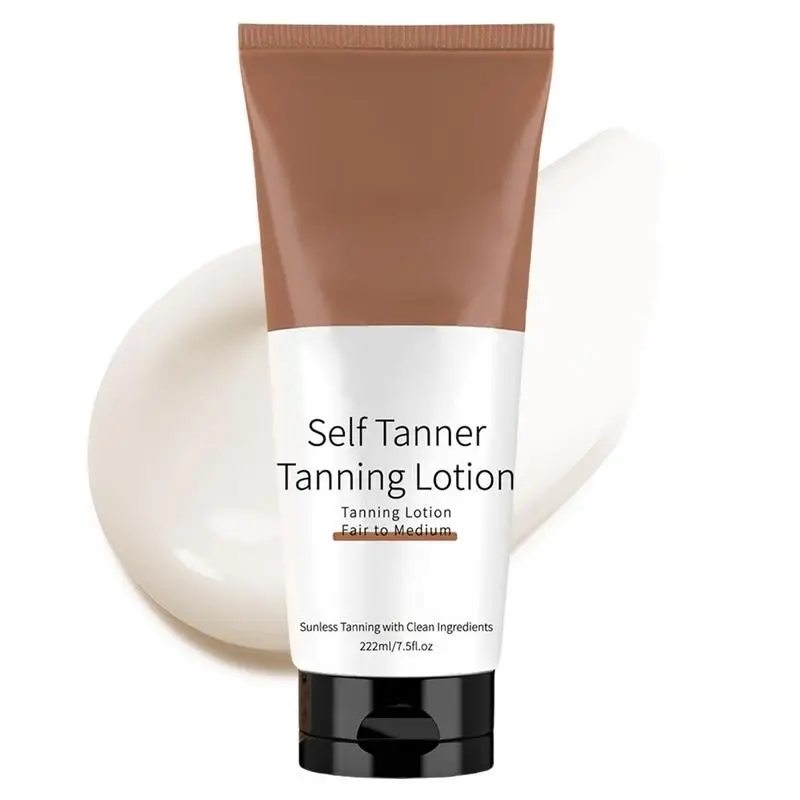 Self Tanning Lotion Face Body Bronzer Dark Sunless Tanner Beach Sexy Solarium Moisturizing Long Lasting Nourish Fake Tan Creams