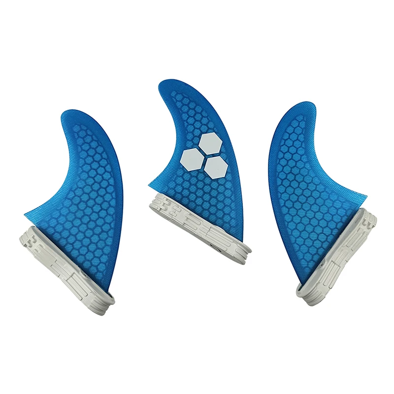 Surf Fins  Double Tabs 2 M Size S/M/L Surfboard Honeycomb Fins Tri fin set Double Tabs,2 fin Fibreglass