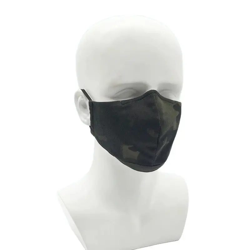 

Дышащая тактическая камуфляжная маска Пылезащитная маска для лица Регулируемая моющаяся быстросохнущая уличная армейская маска для страйкбола
