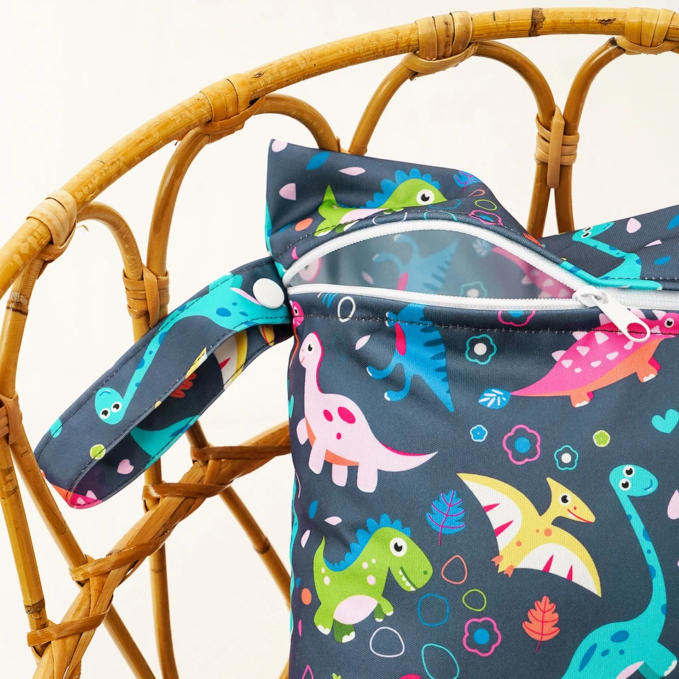 Borsa portaoggetti portatile Elinfant per nuoto e palestra, borsa per pannolini in stoffa per mamma, borsa bagnata da viaggio impermeabile  1501