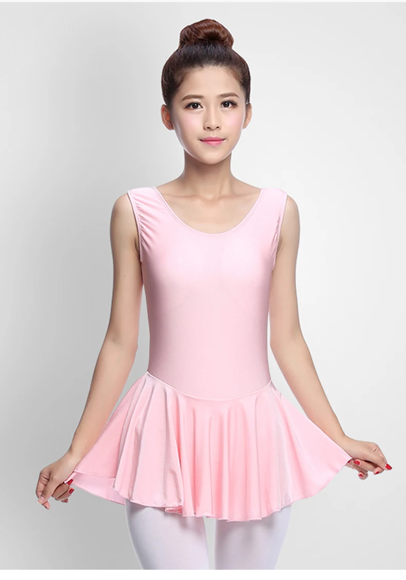 Erwachsenen-Gymnastikanzug für Damen Einteiliges Kleid Eiskunstlauf-Kostüm Übungs-Tanzkleid Ballett Latein Tanzrock Uniform – Detail 6