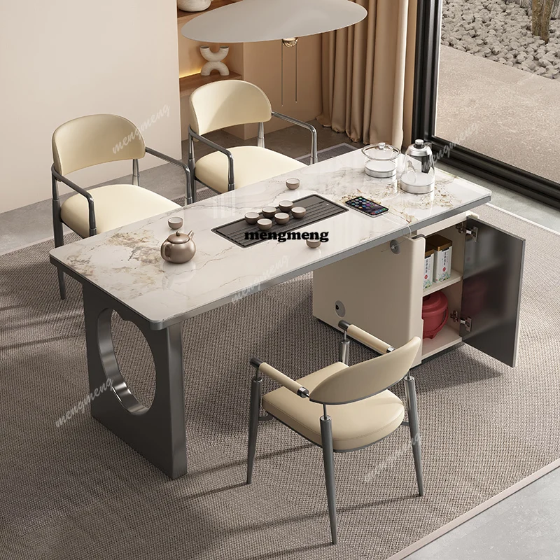 Bureau de direction moderne de luxe, bureau de rangement, bureau d'ordinateur, poste de travail, conférence, bureau à domicile
