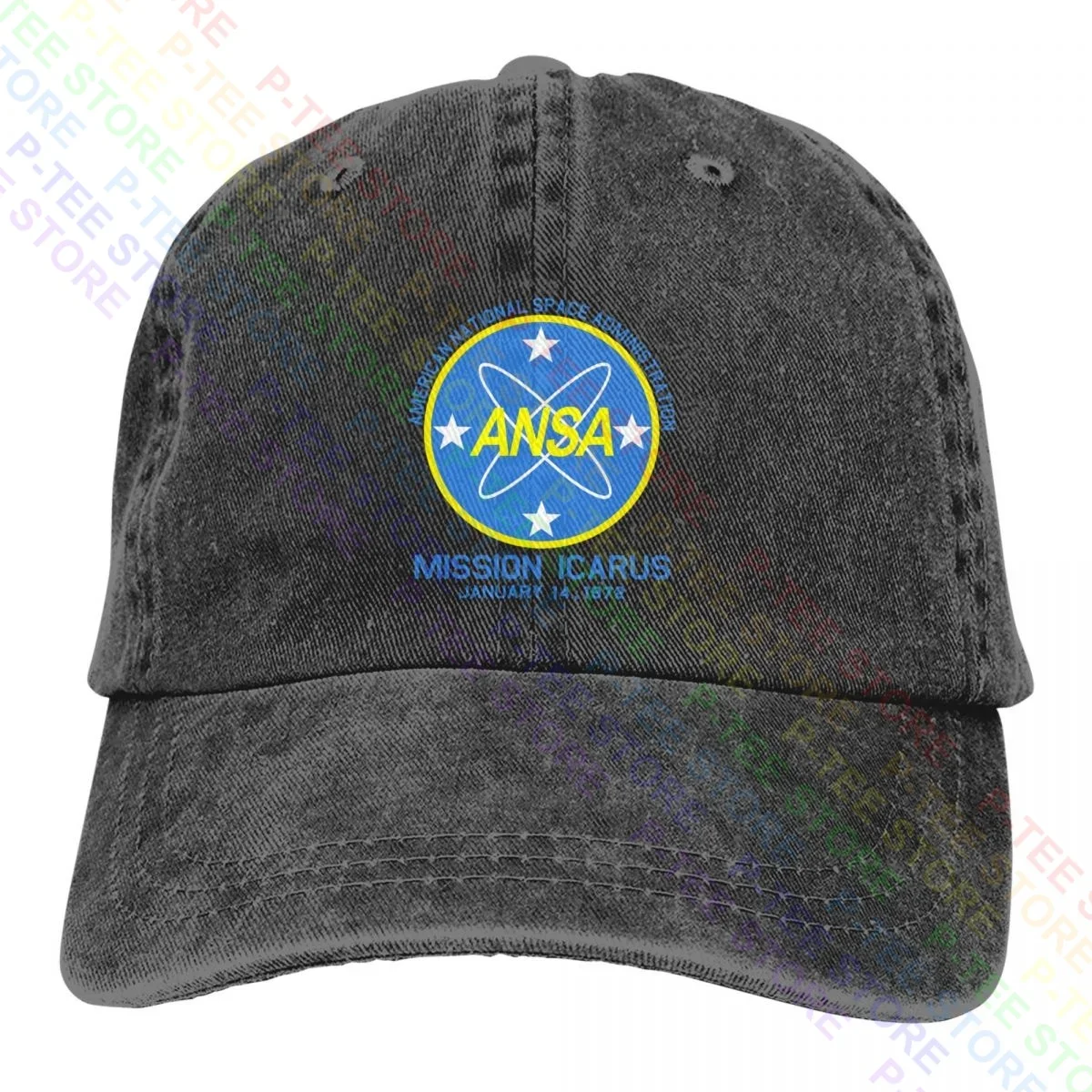 Planet Of The Apes Ansa Mission Icarus American National Space Washed Denim Berretto Da Baseball Trucker Hats Style