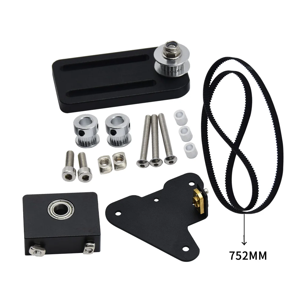 Kit de Correia Dentada do Eixo z para Impressora 3d Ender3 Cr10 Correia Dentada Acessórios Impressos 3d 622 mm 752 mm - Imagem 3