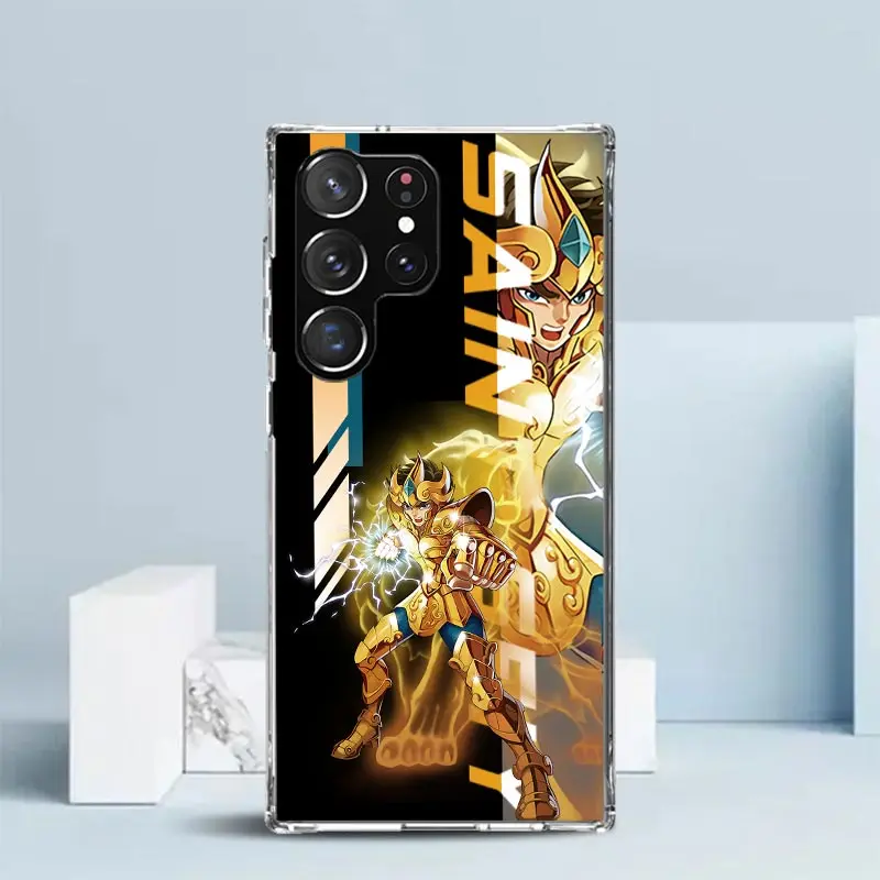 Anime Saint Seiya Soft TPU Phone Case - Stylish Protective Back Cover