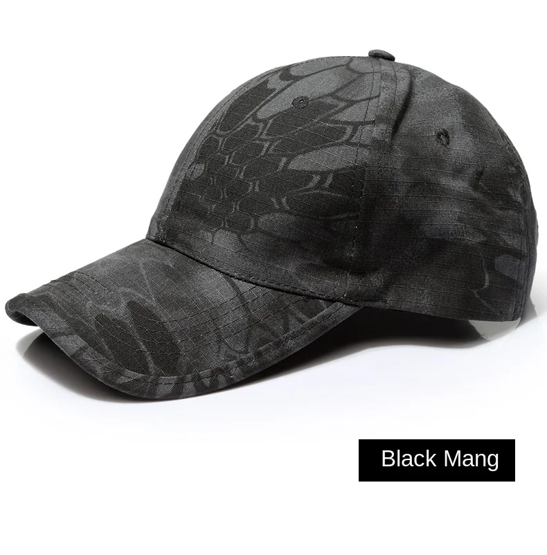 Tarnfarbene Baseballkappe für Herren, Verstellbare Atmungsaktive Schnelltrocknende Baseballmütze, Ideal für Wandern, Camping und Taktisches Training – Detail 15