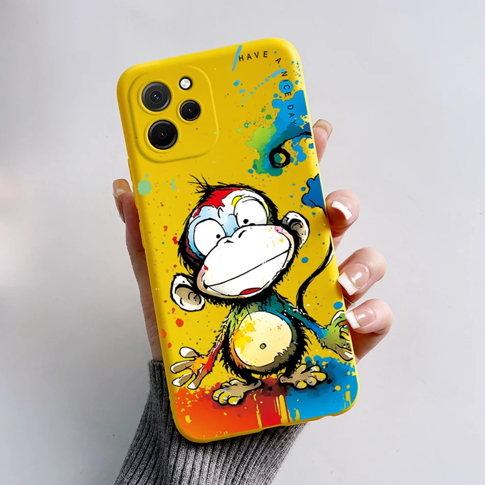 Cute Bear Cartoon Frog Shockproof Back Cover