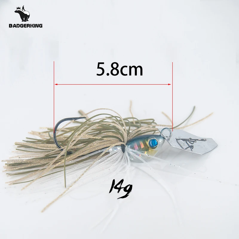 14g chatterbait  for bass fishing super sharp hook with silicone skirt and 3d eyes jighead great fishing lure for bass fishing