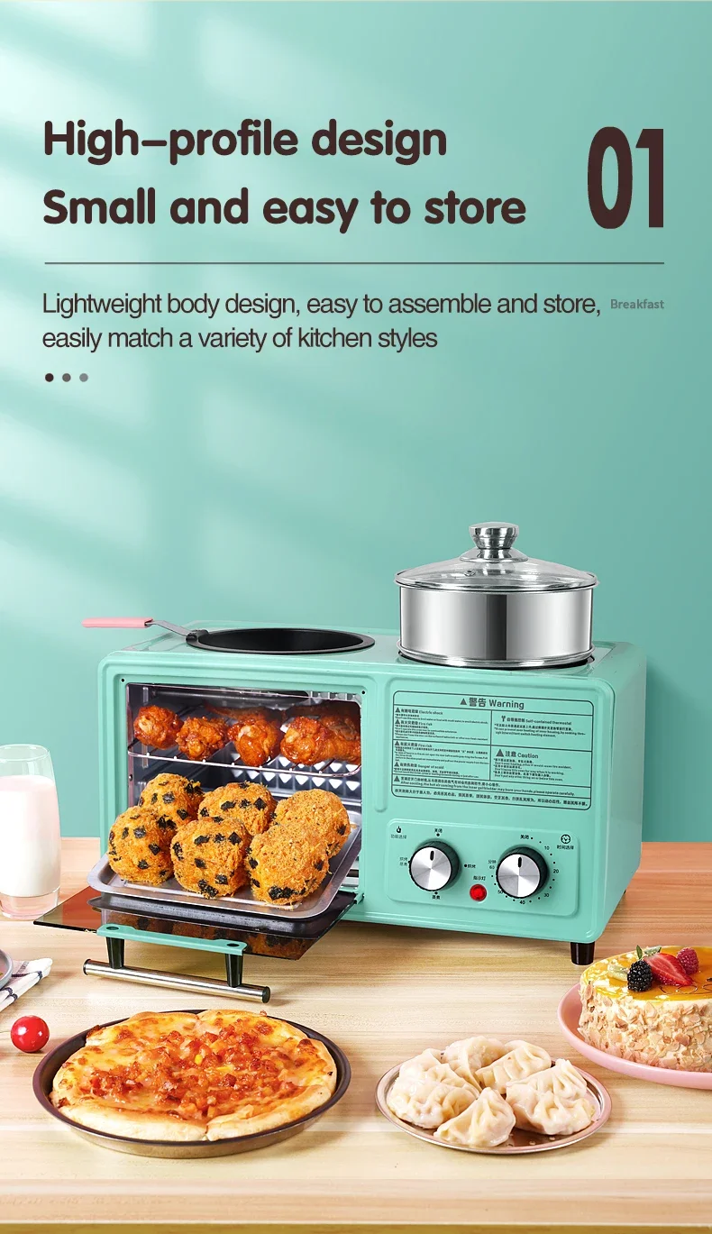 Factory Household Multi-functional Breakfast Machine Four In One Breakfast Machine