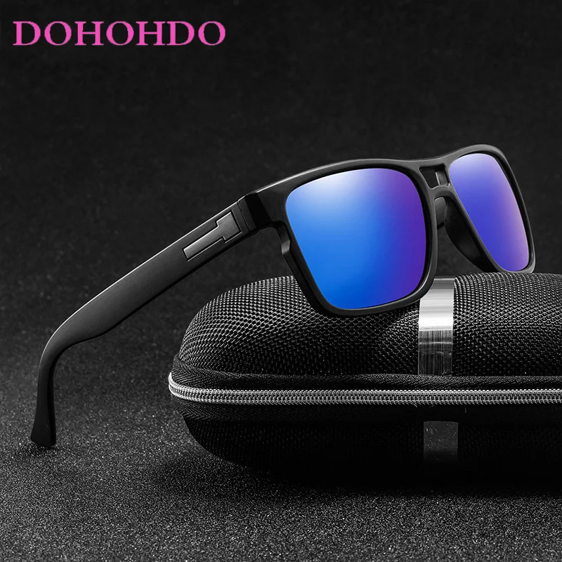 Schwarz Polarisierte Sonnenbrille Männer Bewegung Designer Fahren Sonnenbrille Frauen Vintage Anti-Uv Fahrer Brille Brillen Gafas De Sol