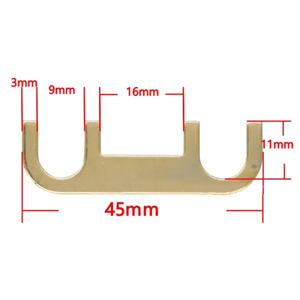 Speaker Wiring Connectors 2Pcs Speaker Pure Copper Connection Piece Four Junction Box Connection DIY Speaker Wiring Connectors 51*14/45*14/56*16mm