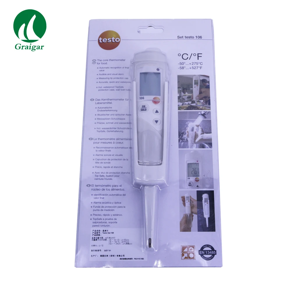 Testo 106 식품 열전대 온도계 온도 센서 -50  275 C