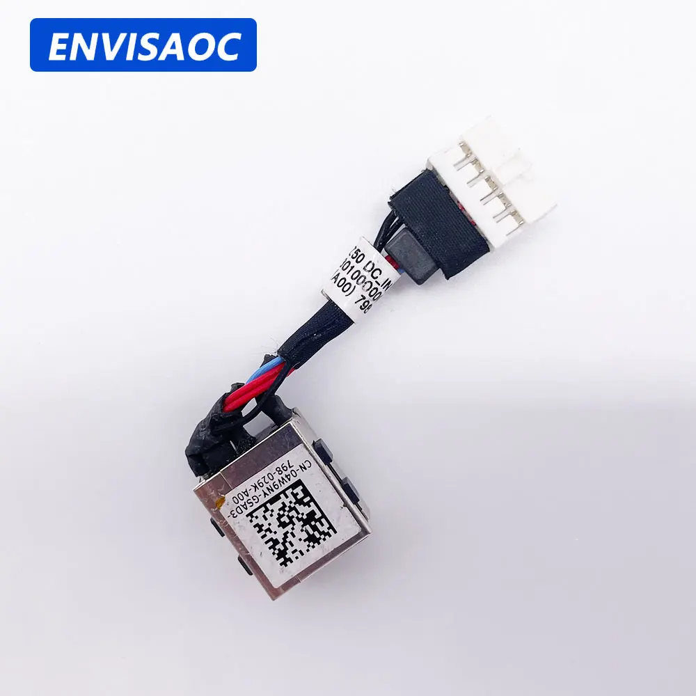 Per Dell Latitude 7240 E7240 7250 E7250 Laptop Dc Power Jack Dc-In Cavo Flessibile Di Ricarica 04 W9Ny