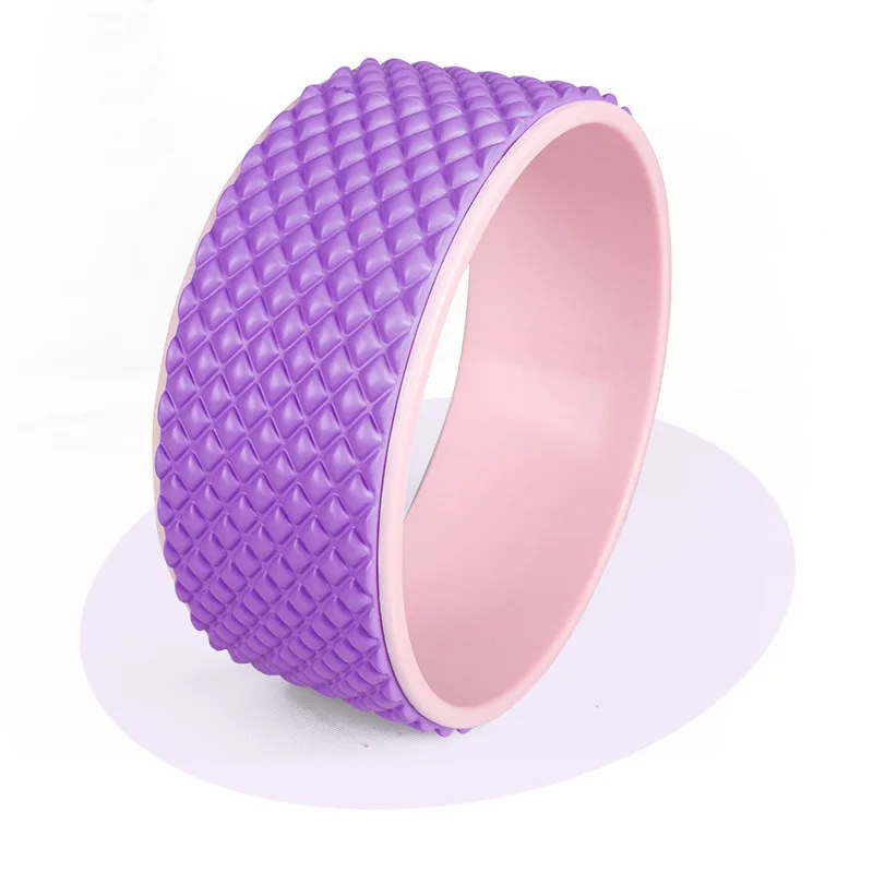 Yoga Wheel Pilates Ring Back Roller Muscle Massage Exercise Training Balance Accessory Increase Mobility pilates ring yoga massage roller