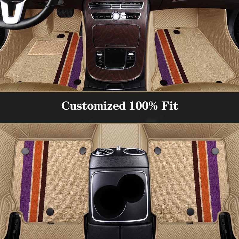 

PU Car Floor Mats For BMW X3 E83 2006-2010 Tapis Voiture Auto Styling Carpet Dropshipping Center Accessories Interiors Foot Pads