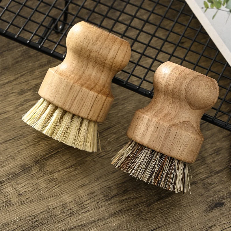 Bamboo and Sisal Pot Brush