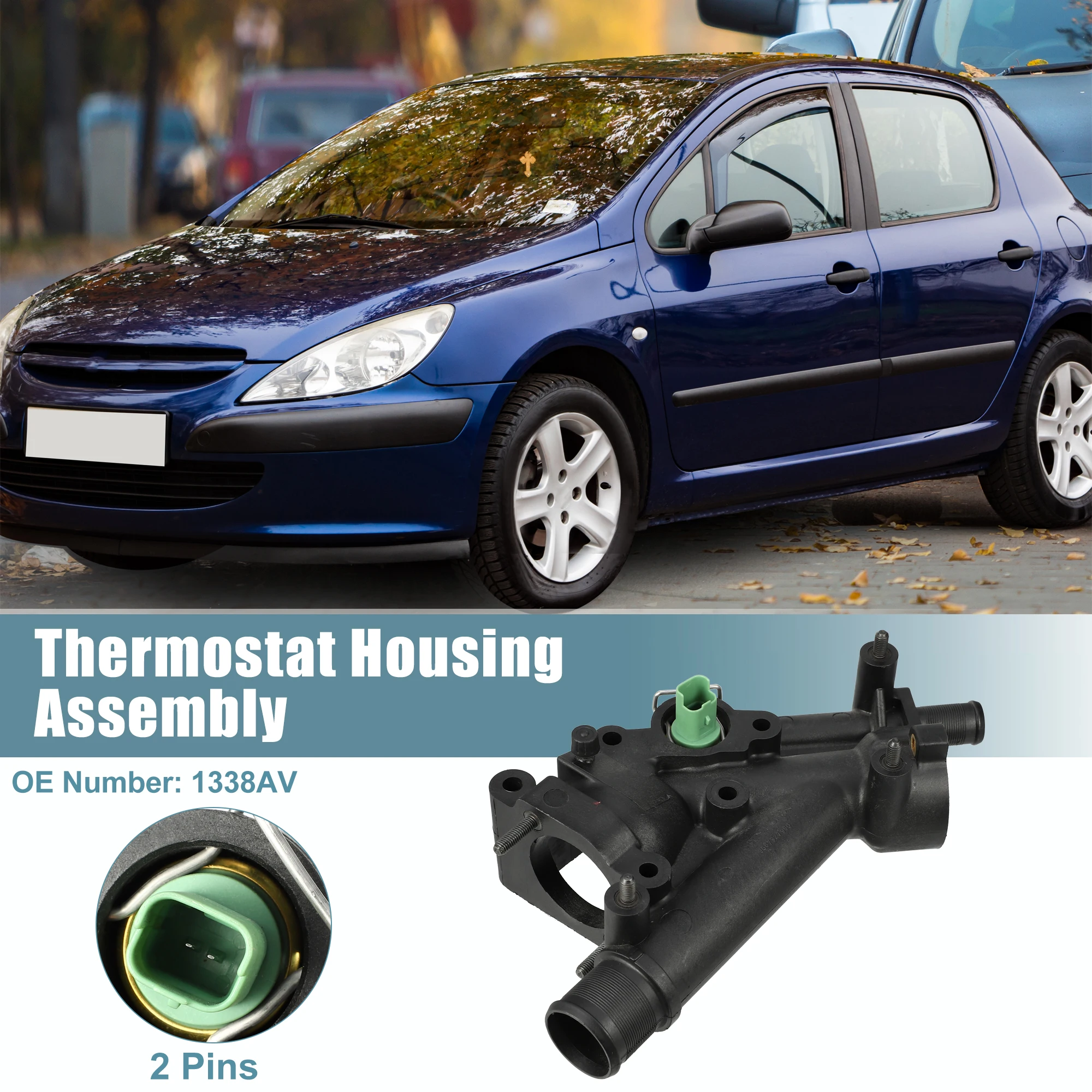 X AUTOHAUX Luftmassenmesser 5-Pin Für VW Audi - Direkter Ersatz MAF10144